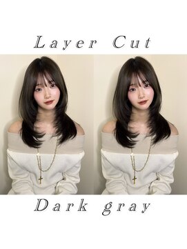 シュガー(Sugar) レイヤーカット/ワンホンヘア/韓国ヘア/顔まわり/大阪/梅田