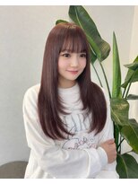 リエンスクレア(RIENS xrea)&nbsp;透明感カラー×艶ロング×レイヤースタイル×川田那々海