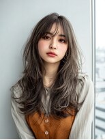 ダル 渋谷/表参道(DAL.)&nbsp;ハッシュカットバタフライカット顔回りカットカーテンバング