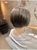 大人かわいい丸みショート20代30代40代　池袋　目白