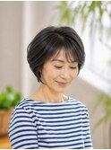 40代50代60代ショート/白髪ぼかし/ハイライト/髪質改善/入間　