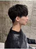 MEN’S HAIR/サーフカール/刈り上げセンターパート/太田
