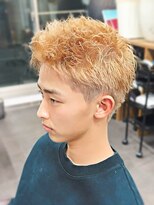 シープドッグ(SHEEP DOG)&nbsp;ハイトーンベージュ　メンズブリーチ　韓国風ハイトーン