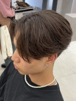 men's salon CRAMME【9月中旬NEW OPEN(予定)】の写真/頑固なクセも自然な仕上がりに。メンズ特化の【曲がる縮毛矯正】で毎朝のセットがキマる理想の髪型へ