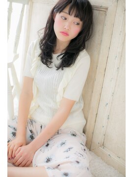 モッズ ヘア 福岡姪浜店(mod's hair) 黒髪で凛とした ”ふんわりカール”b