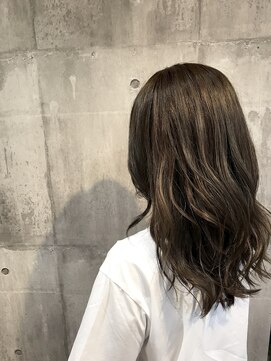 モードケイズ 西宮(MODE K's) グレージュ/斜めバング/アシンメトリー/伸ばしかけ/大人/小顔