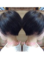 ヘアーメイク トレコローリ(hair make trecolori)&nbsp;【trecolori】】ハイライトオンフォギーアッシュ