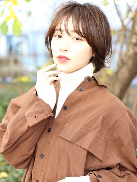 エレノア 梅田店(Eleanor) 20代30代◎小顔 無造作カール ボブディ 丸みショート 梅田