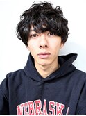 くしゃパーマメンズスタイル