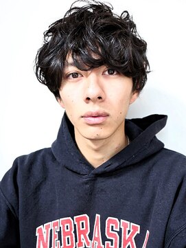 ヘアメイク フレンシア(hair make flencia) くしゃパーマメンズスタイル