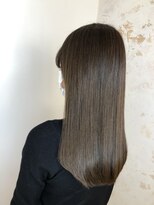 セシルカットフリンジウェーブ×大人かわいい前髪ココアブラウン