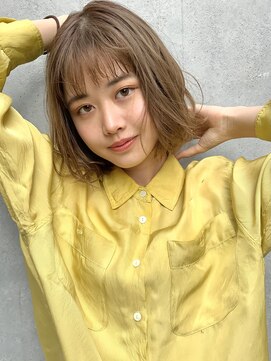 ネオリーブ アンド 渋谷店(Neolive &) 【neolive&】ふわ巻きベージュ小顔ボブ