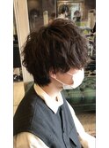 マッシュウルフ【メンズパーマスタイル】