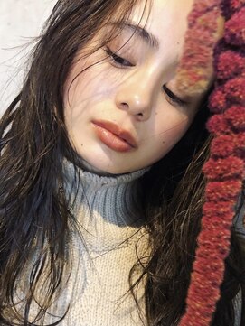 ソルトウォーター 南堀江(SALT WATER) ニュアンスロング　シアーグレージュ