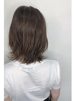 フロート 小阪店(float) モカブラウン_マロンベージュ Aラインボブ かきあげ