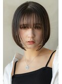 似合わせカット/ショートボブ/イルミナカラー