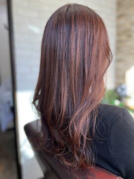 アトリエナガノ(atelier nagano) ニュアンスカラー/センターパート/ツヤ髪スタイル/ブルージュ