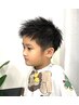キッズカット （中学生までのお子様）　￥3300