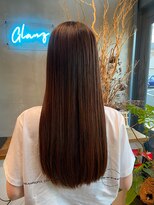 グランツ(GLANZ)&nbsp;サラツヤストレート[アースカラー/ぱっつん前髪]◎20代30代