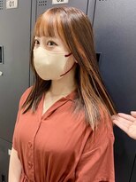 ムク 横浜店(muku) ダブルカラーオレンジベージュカラーケアブリーチレイヤーカット