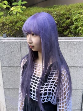 リル 溝の口(LiL) ブルーラベンダーカラー/溝の口/ブリーチ/ダブルカラー