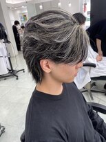 ネクストネオ 静岡(NEXT NEO)&nbsp;NEXT NEO【櫻田】毛流れセンターパートウルフハイライトメッシュ