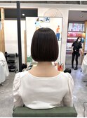 ナチュラルボブ/大人可愛い/顎ラインボブ/本厚木