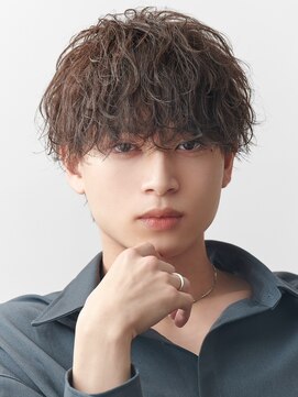 オーシャントーキョー 渋谷神南(OCEAN TOKYO) 無造作ゆるふわ波巻きパーマ刈り上げマッシュ