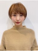 黒髪/グレーベージュ/レイヤーロング/前髪パーマ[自由が丘駅]
