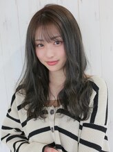 アグ ヘアー ヴィラージュ 野里店(Agu hair village) 《Agu hair》薄バングムルギョル巻×numberA.ヘアバター