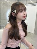 ☆バレッタアレンジ セミディ シアーカラー 姫カット学割U24☆