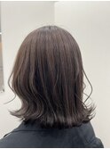 外ハネグレージュ