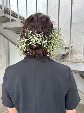 ローウェ 表参道(Louwe) 霞草hair arrange