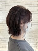 イヤリングカラー×ホワイトグレージュ
