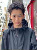 スパイキーショート 刈り上げ 短髪 メンズショート 眉毛 理容室