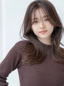 ハバナ 立川(HAVANA) 韓国風レイヤーカット髪質改善ダブルカラーミルクティーベージュ