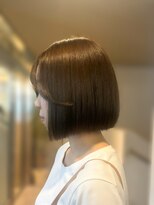 アリュウル 表参道 青山(Allure) 秋にぴったりマロンベージュ×タッセルボブ 佐藤