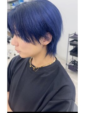 グルグル 札幌大通(GULGUL) メンズウルフ × ネイビーブルー