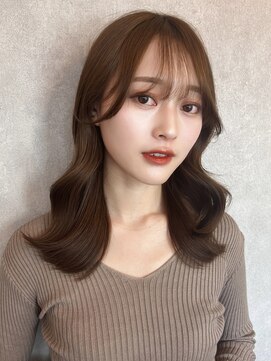 ルームバイシー 新宿(Loom. by Sea) 韓国風前髪×レイヤーカット【髪質改善/新宿/レイヤーカット】