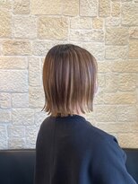 ヴァン カウンシル 川口店(VAN COUNCIL)&nbsp;柔らかく艶めくハイライトカラー ブリーチ ボブ 髪質改善TR#3