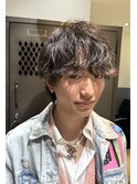 メンズパーマ ツイスパ 波巻き フェード