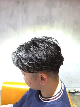 アノ(Ano.) ニュアンスパーマフェザーパーマメンズ刈り上げツーブロック