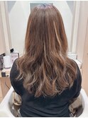 大人ガーリー似合わせイメチェン美髪ワイドバングメッシュ40代