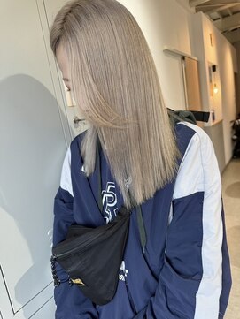 スイヘアデザイン 久留米(suii.. hair design) ホワイトベージュ/ブリーチ/ハイトーン/NOBU