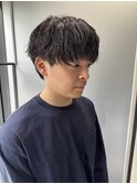 シャドウパーマ 癖毛風 マッシュパーマ 新宿