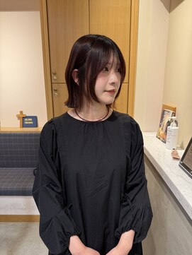 スムーク(smuk) 【smuk/岩澤美紅】レイヤーボブ/赤髪/レッドブラウン/レイヤー