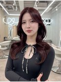 韓国ヘア ワンホンヘア くびれヘア レイヤーカット