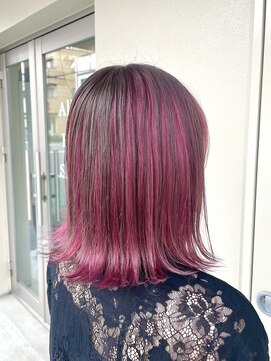 ベースヘアーデザイン(BASE HAIR DESIGN) アンブレラカラー ケアブリーチ レディース 宇都宮