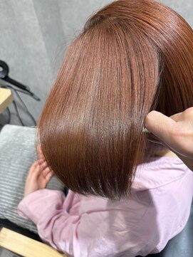 ハクバイジェービー 稲毛(hak by jb) 丸型◎髪質改善カラーで作るアッシュベージュ[稲毛駅/白髪染め]