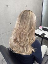 パヌポン(PANUPON)&nbsp;ダブルカラーグレーハイライトケアブリーチバレイヤージュ